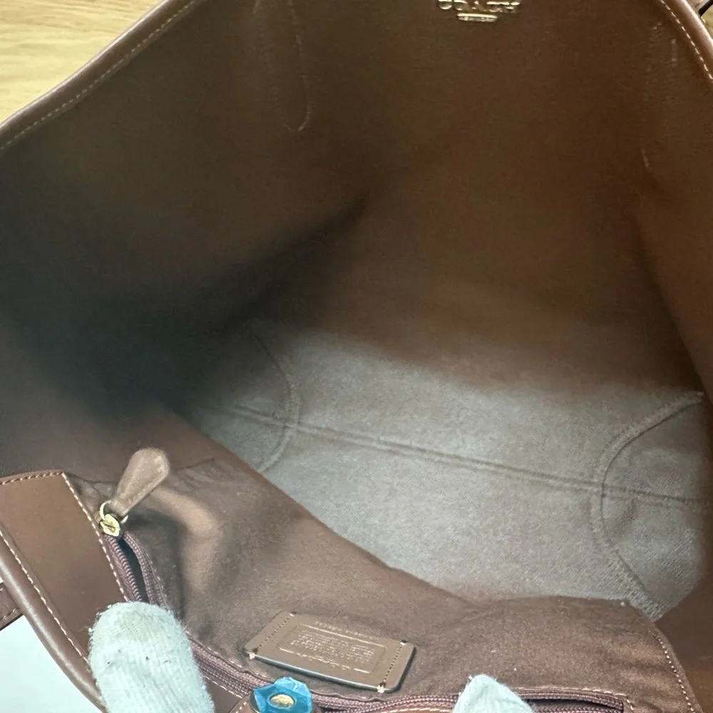 Coach open tote bag
